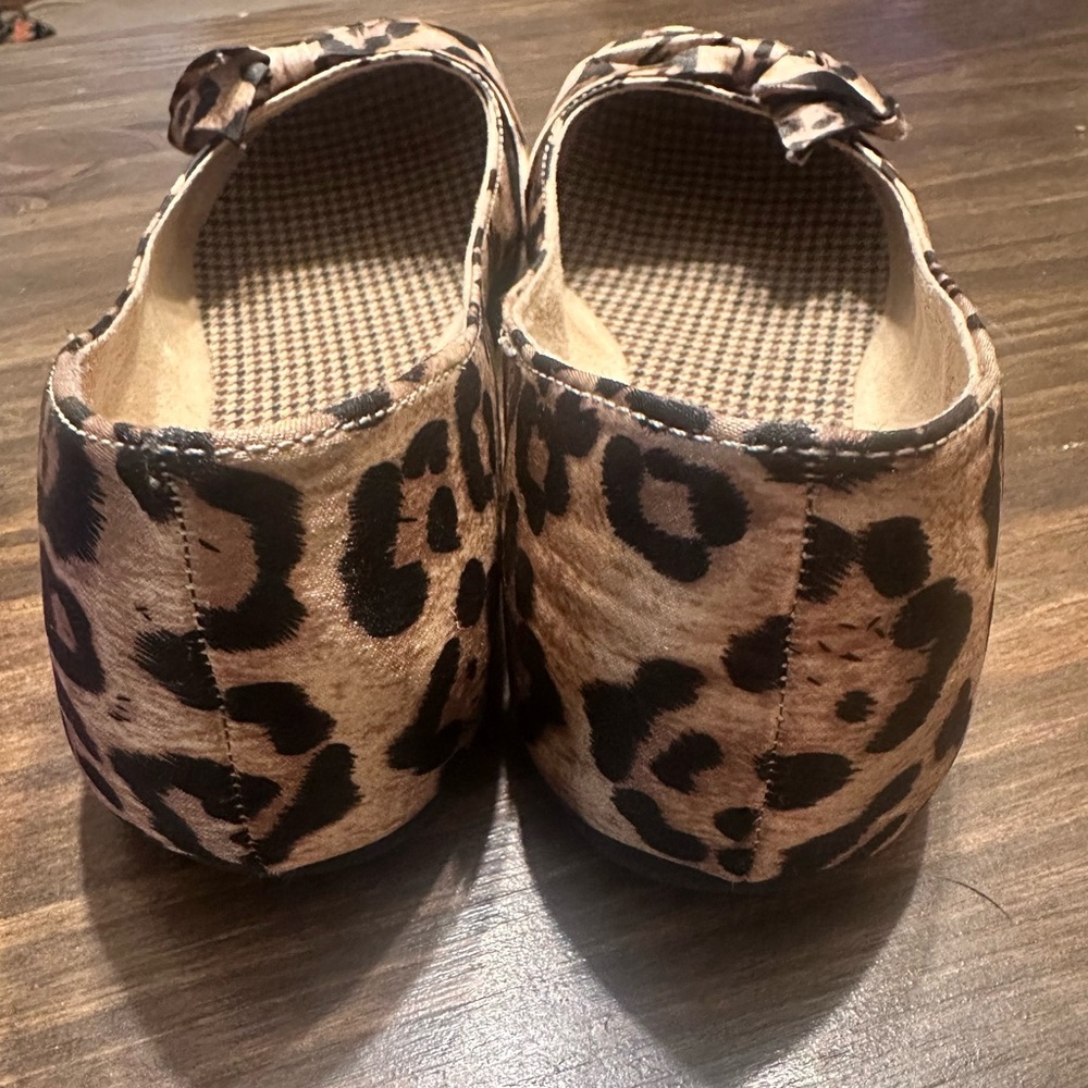 Rocket Dog Leopard Print Ballet Flats With Bow- Size 7.5 - Picture 10 of 11